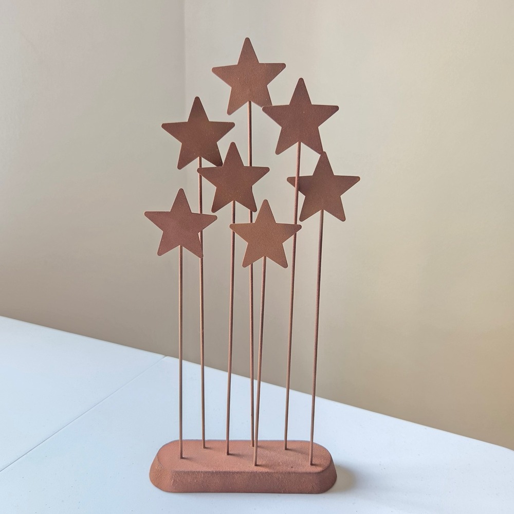 Willow Tree Star Backdrop Demdaco 26007 Rust Metal Nativity Accessory 13.5 Inch